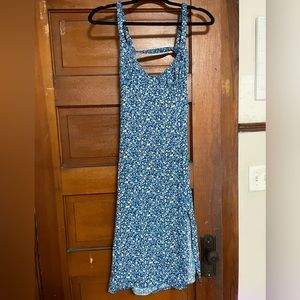 Princess polly Georgia midi dress navy size 4